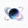 星空体育官方logo - 蓝色星球与星光设计